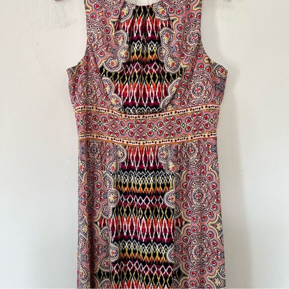 London Times Multicoloured Medallion Pattern Sleeveless Maxi Dress - Picture 11 of 13